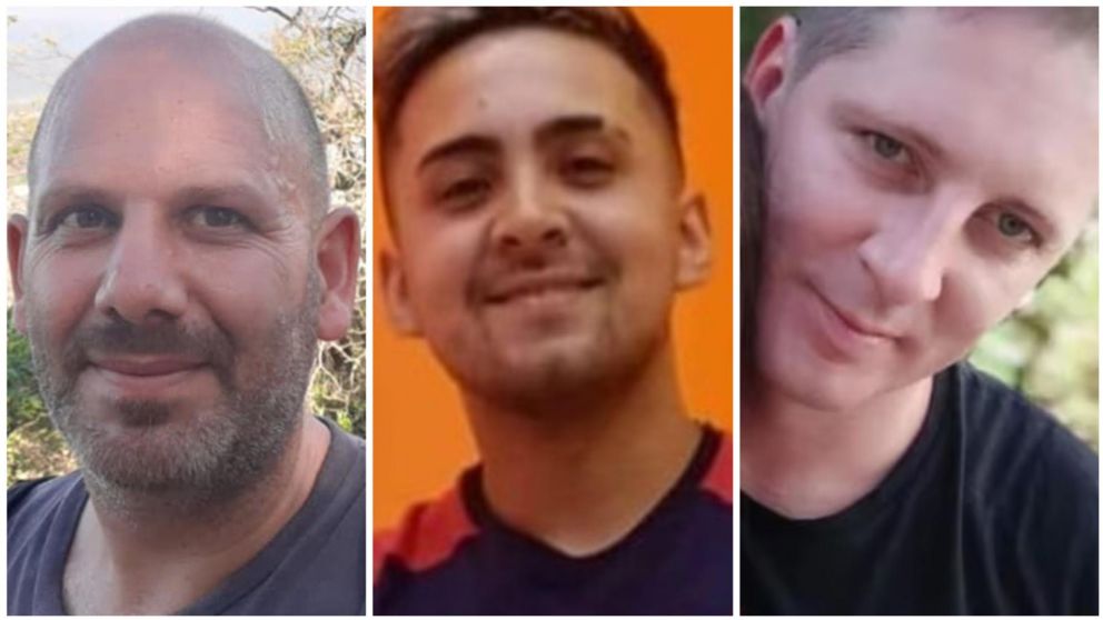 Germ�n�Zuccarelli, Maximiliano Rojas, y Eugenio Sipatov, tres v�ctimas de homicidios.