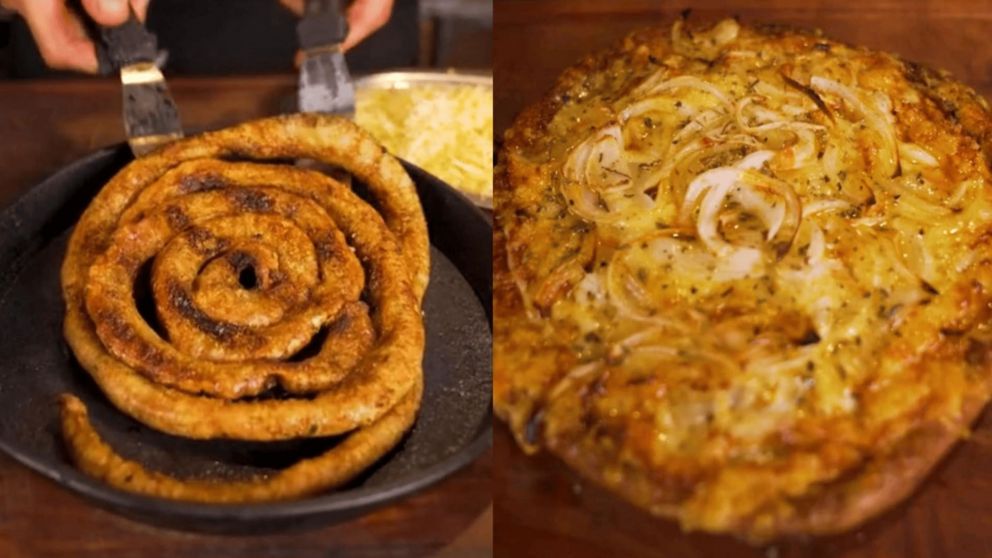Chinchulín a la pizza: una forma diferente de disfrutar esa achura (TikTok/ @locosxelasado)
