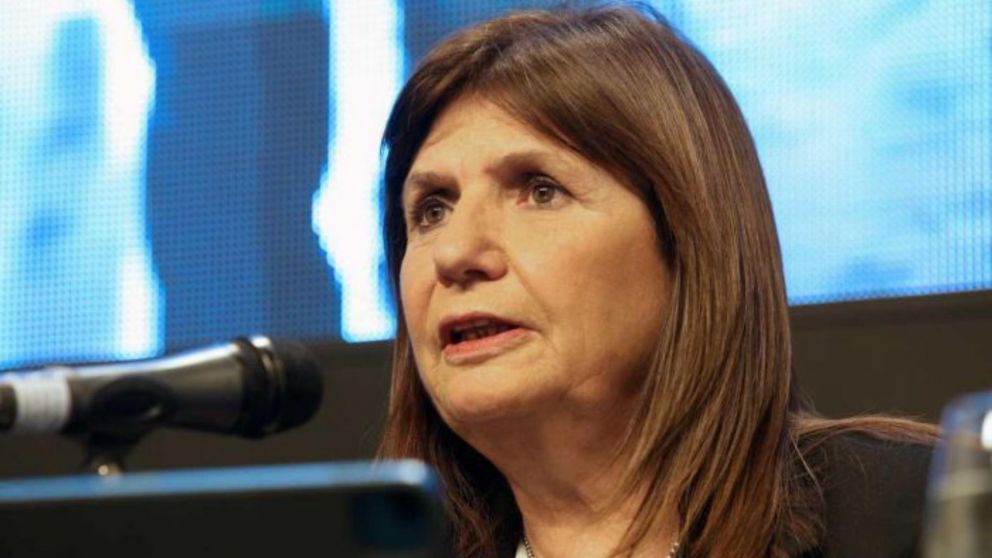 Patricia Bullrich apuntó contra los manifestantes.