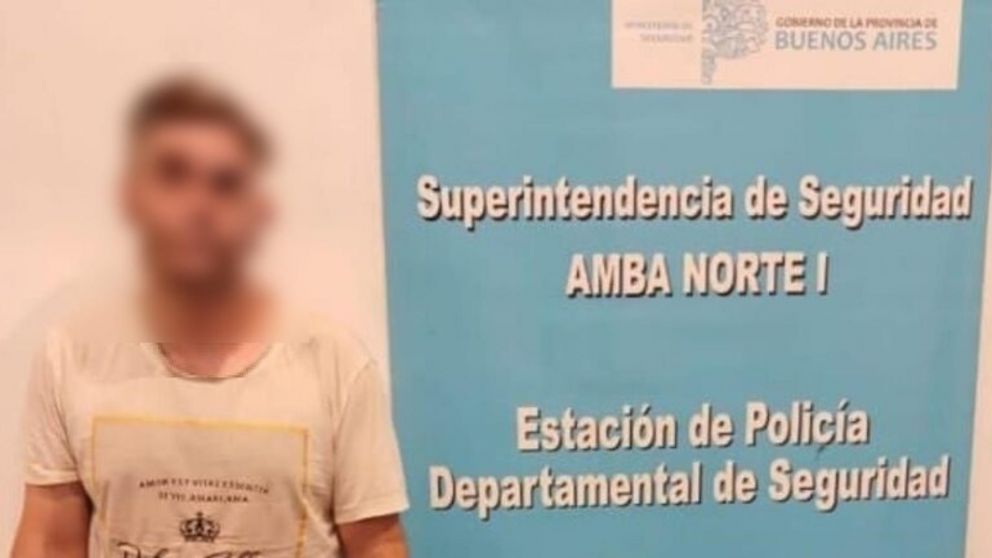 Este es uno de los malvivientes que fue capturado por los investigadores.
