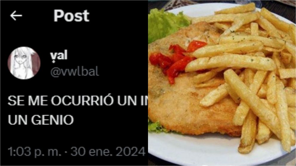 La impactante t�cnica de un tuitero para fritar milanesas.