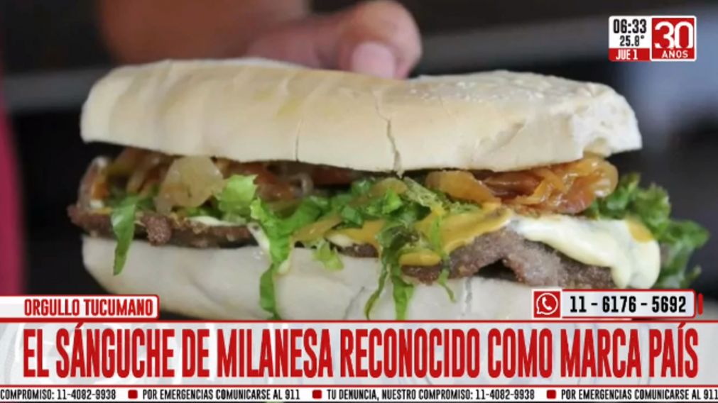 Por qué el sánguche de milanesa tucumano ya se reconoce como "Marca País"