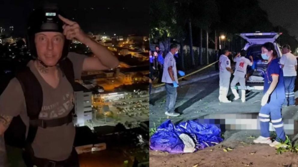 Un paracaidista intentó un salto extremo y murió tras arrojarse de un piso 29 (Imagen captura vídeo).