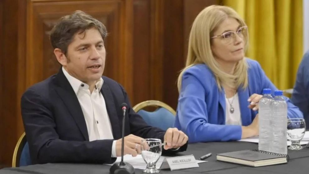 Axel Kicillof y Verónica Magario.