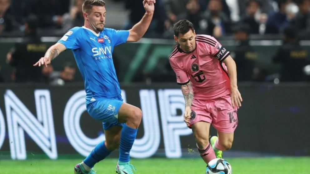 Lionel Messi arrancó su gira por Arabia con una derrota (Twitter).