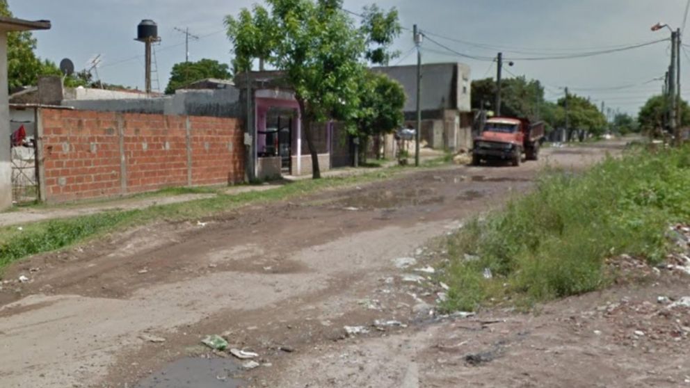 Acá, en este vecindario, se produjo el enfrentamiento armado.