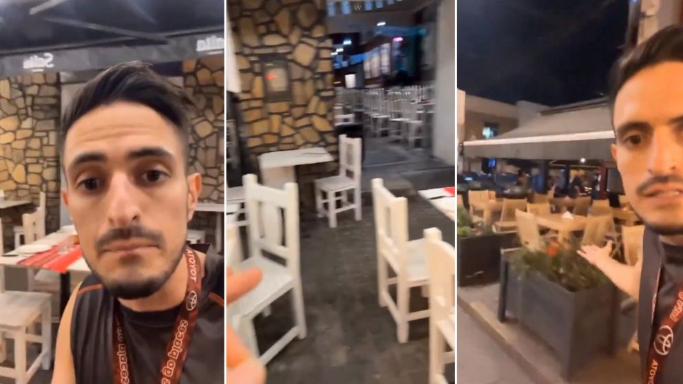 Un influencer filmó cómo cayó la caída del consumo en Salta en plena temporada (Captura de video).