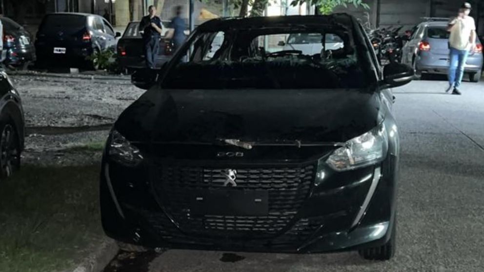 Este es el coche que fue utilizado por el grupo de homicidas.