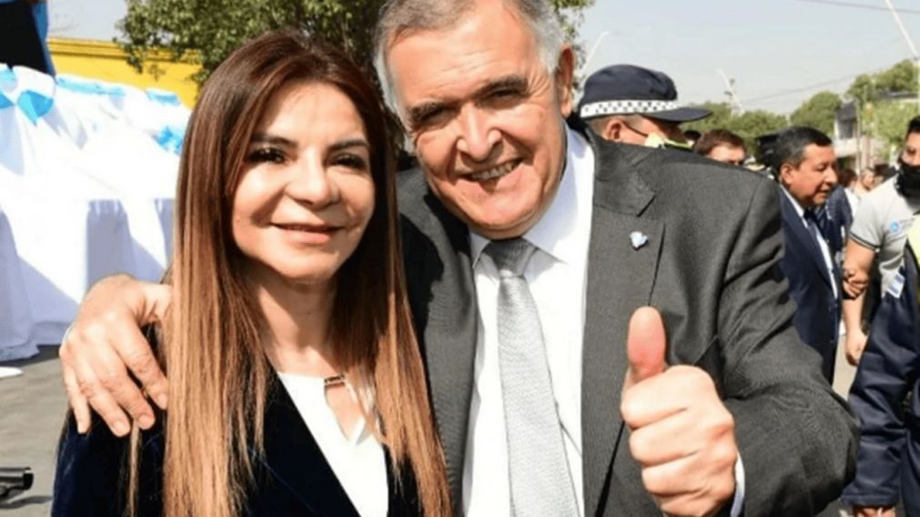 La diputada Gladys Medina con el gobernador Osvaldo Jaldo (Instagram/gladysmedinaoficial).