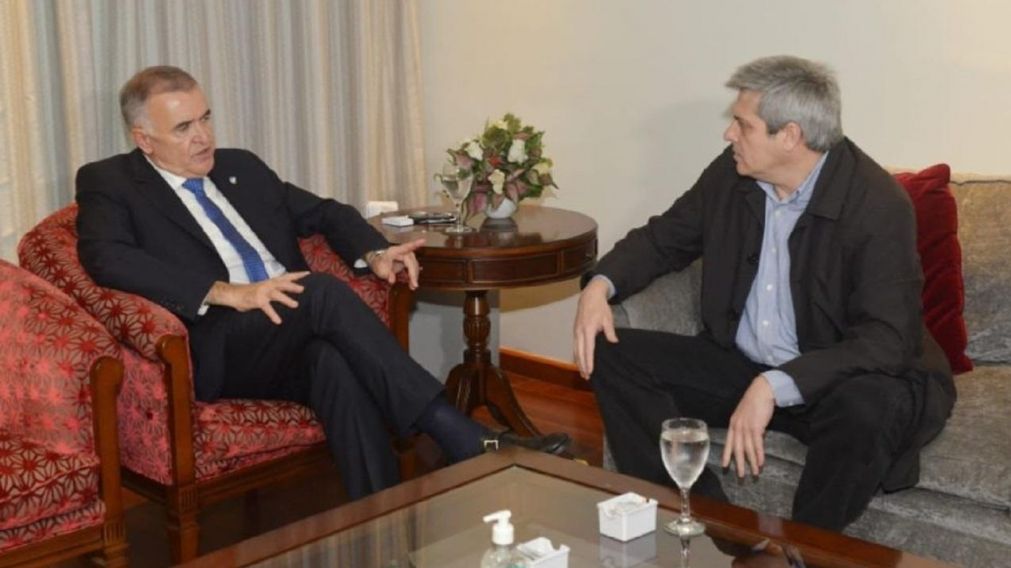 Diputado Agust�n Fern�ndez con el gobernador de Tucum�n Osvaldo Jaldo.