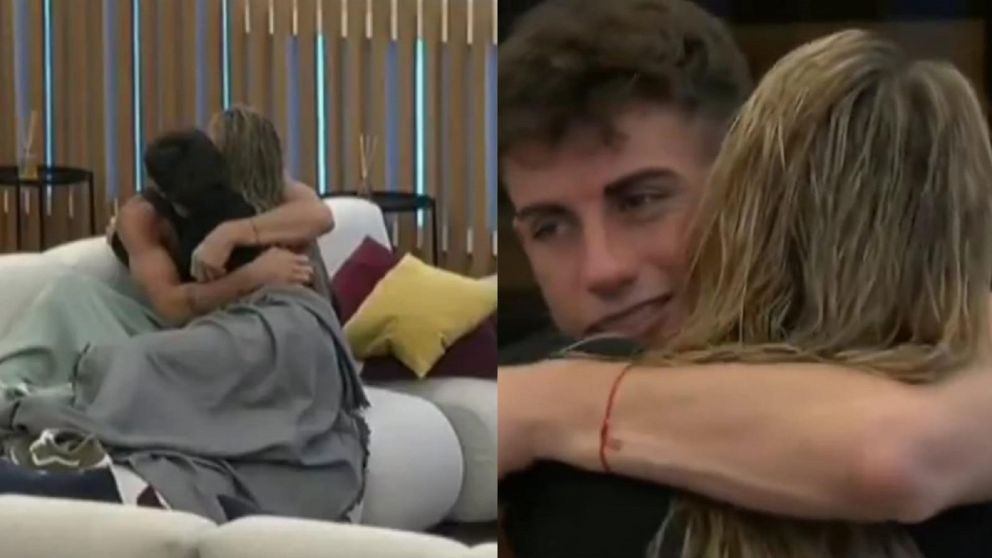 Gran Hermano: Tras recibir un grito del exterior que le advirtió que su novio la "dejó", Sabrina encontró consuelo en Alan.