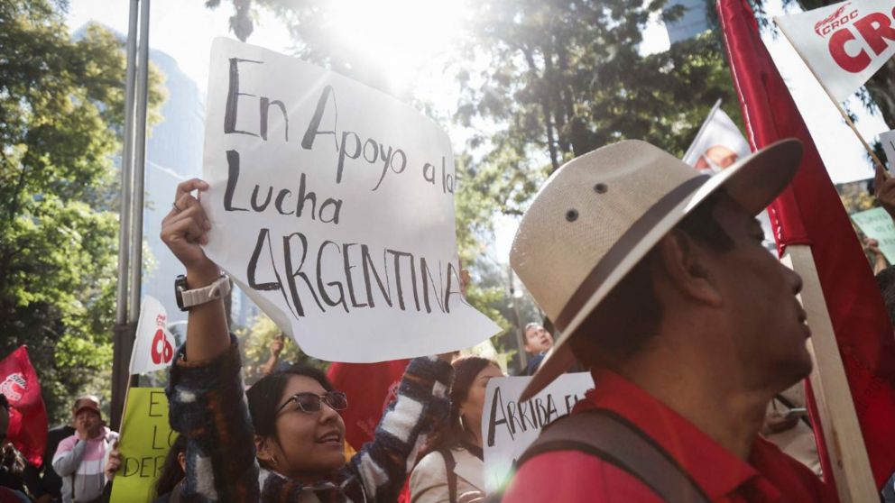 Pa�ses de Europa y Latinoam�rica apoyaron el paro general de la CGT.