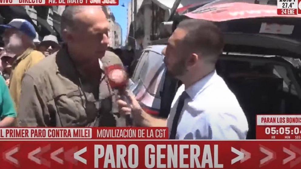 Sergio Berni en Crónica HD: "Vaya Dios a saber qué acuerdo espurio hicieron" sobre el peronista que votó a favor del dictamen.