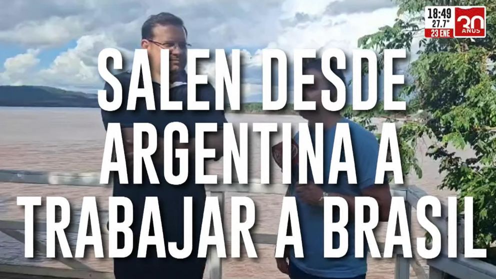 Misiones: j�venes se van a cosechar manzanas a Brasil por la falta de trabajo (Cr�nica HD).