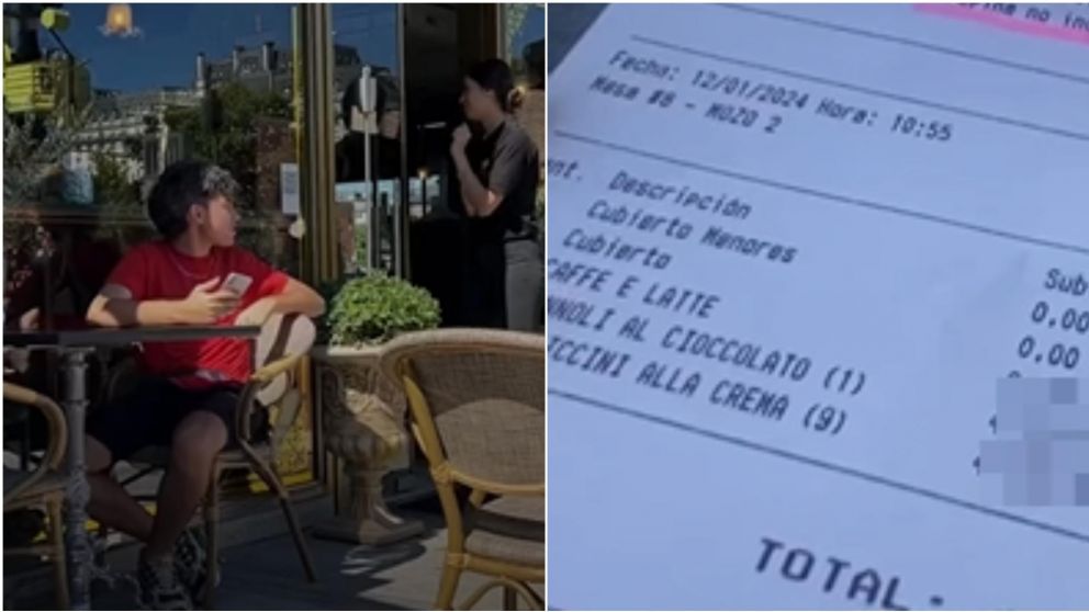 La impresionante experiencia de un joven que desayunó en una cafetería de la ciudad de Buenos Aires.