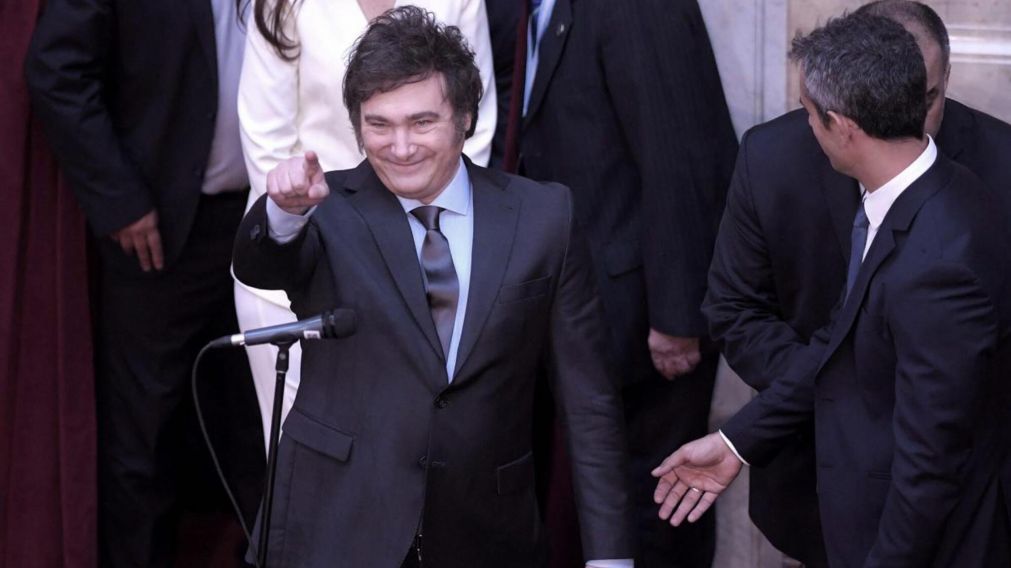 El presidente Javier Milei habló sobre el tratamiento de la ley Ómnibus en el Congreso (Archivo).