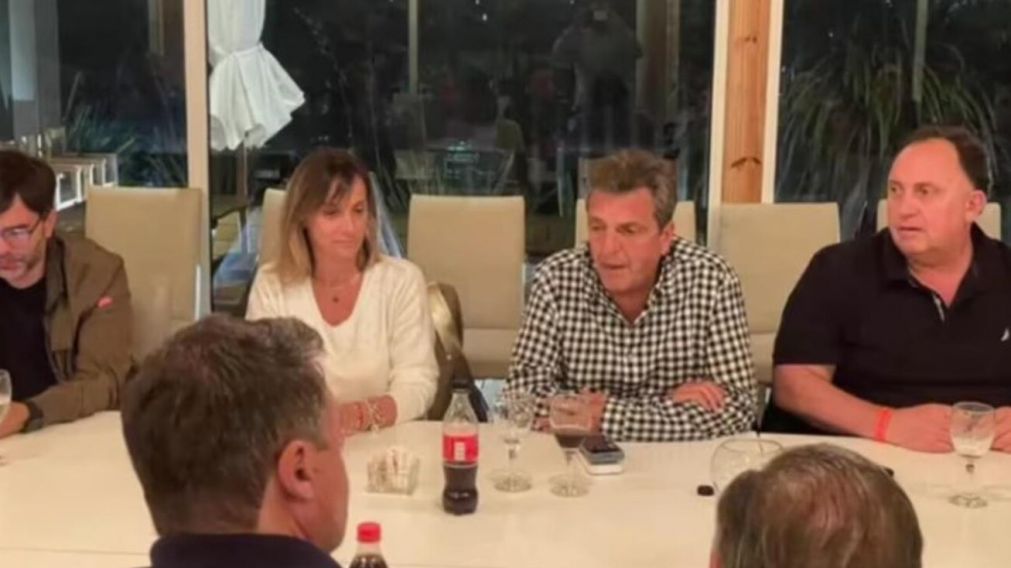 Sergio Massa se reunió con varios intendentes bonaerenses (Twitter).