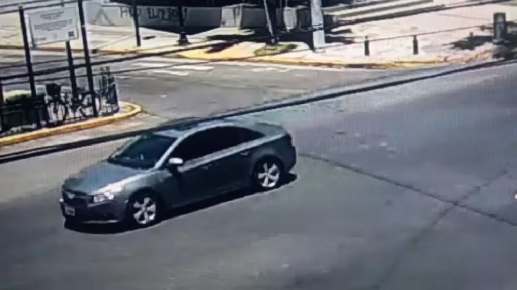 El auto en el que se habrían movilizado los homicidas.