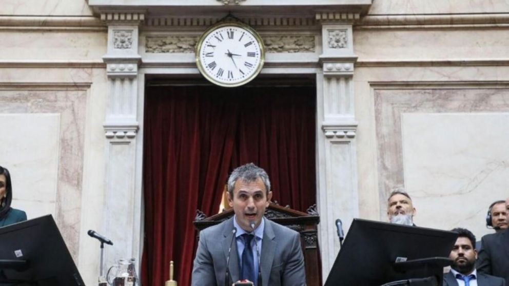 Martín Menem, presidente de la Cámara de Diputados de la Nación (Prensa Diputados).