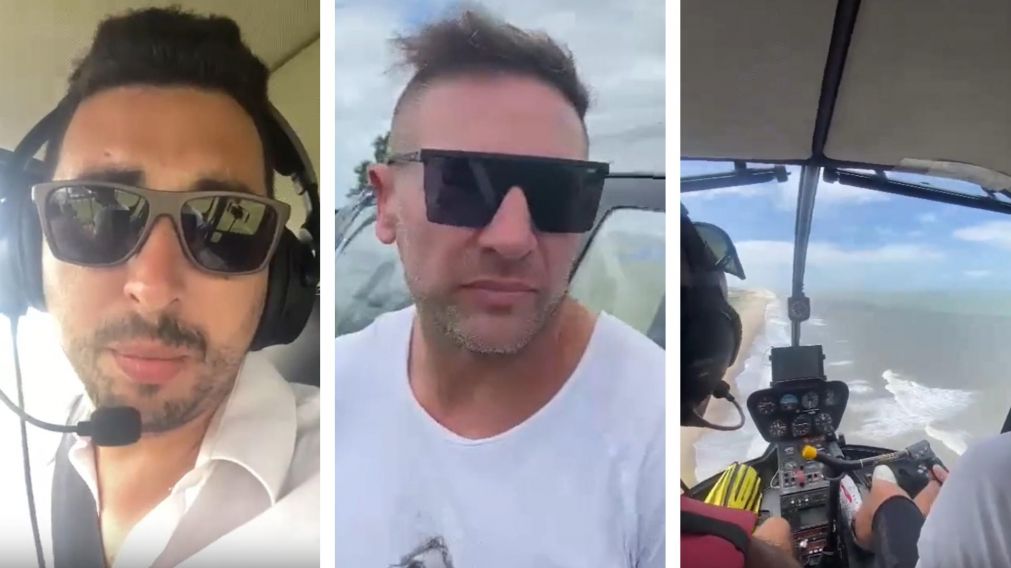 Así, Crónica buscó a los kayakistas desaparecidos.