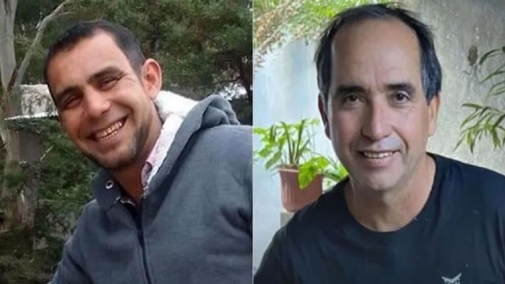 Gabriel Raiman y Ramón Román los pescadores desaparecidos.