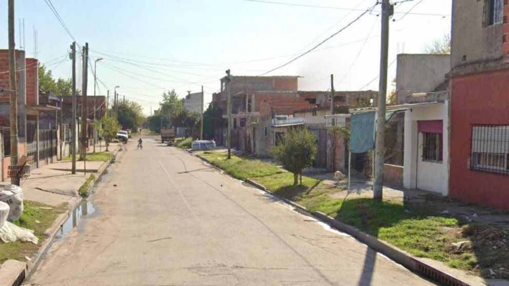Acá, en este vecindario, se produjo la supuesta tentativa de robo.