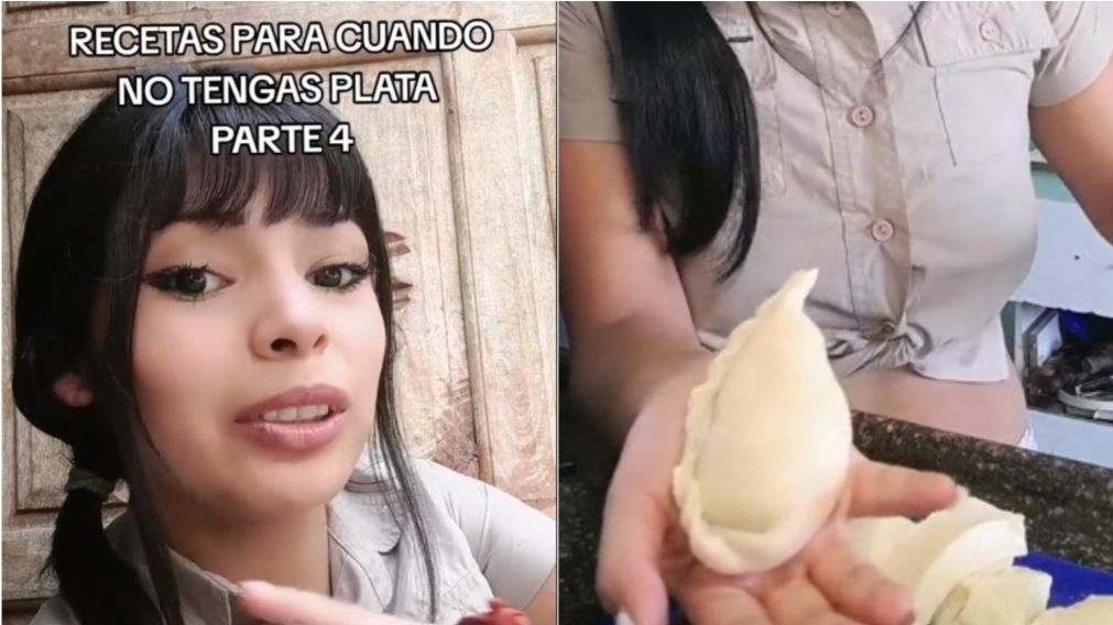 La tiktoker salteña enseñó una nueva receta con polenta que disparó la polémica en redes sociales.