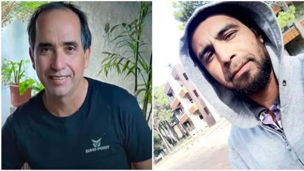 Ramón Román y Gabriel Raiman los pescadores desaparecidos.