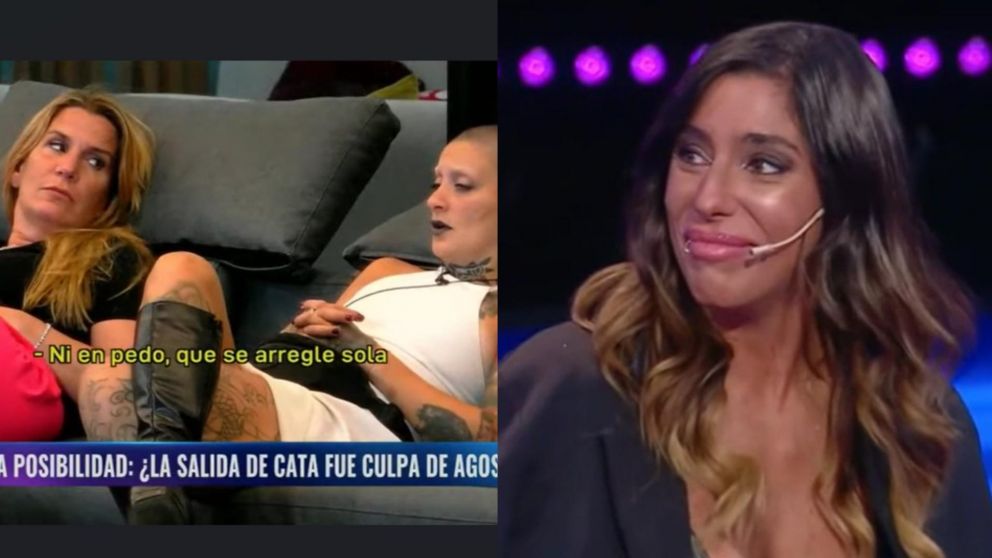 La triste reacción de Cata al escuchar los comentarios de Furia sobre Agostina.