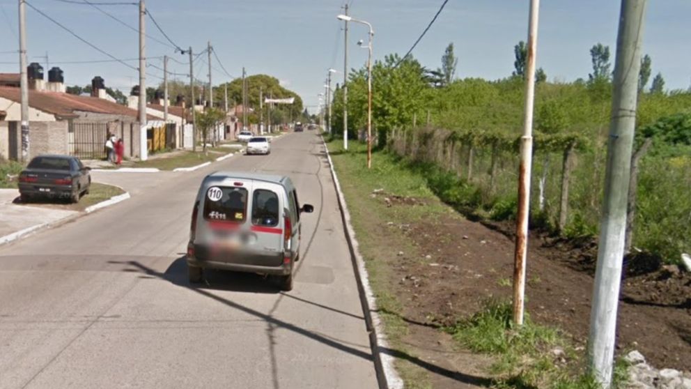 En este vecindario se produjo el homicidio del presunto asaltante.