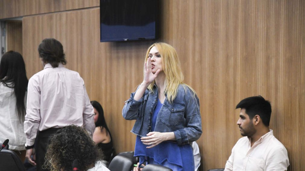 Lilia Lemoine, diputada de La Libertad Avanza. El bloque oficialista busca acelerar el tratamiento de la Ley �mnibus (T�lam).