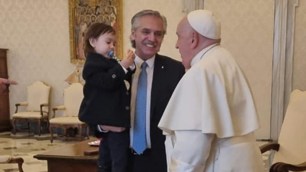 Alberto Fernández había tenido una reunión con el Papa Francisco cuando era presidente (Twitter/@alferdez).