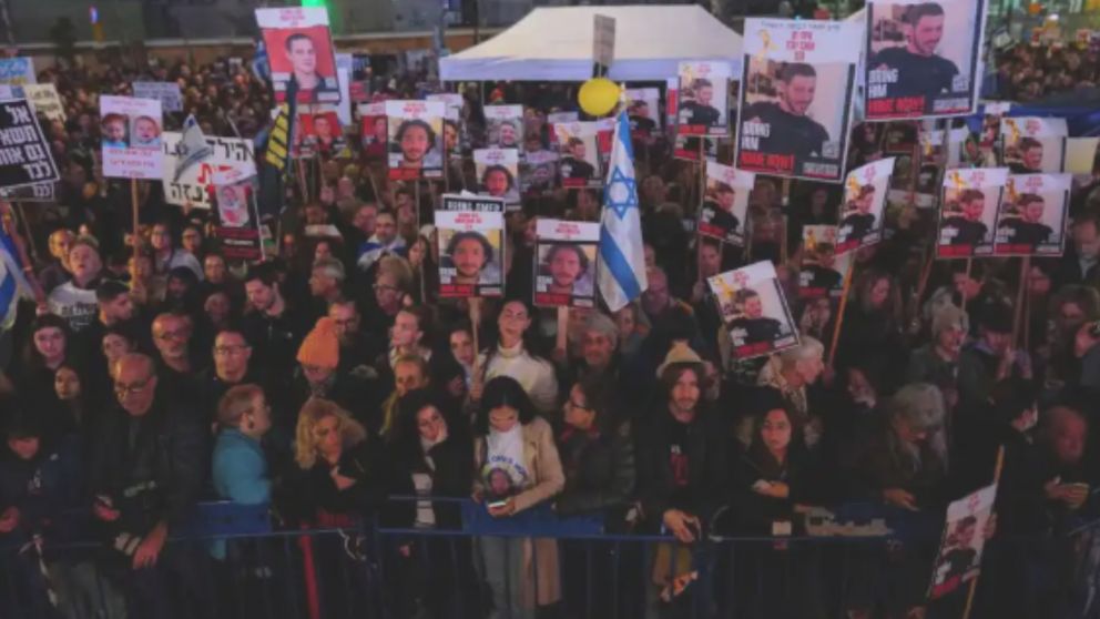 Se registraron más de 100.000 personas manifestándose en Tel Aviv.