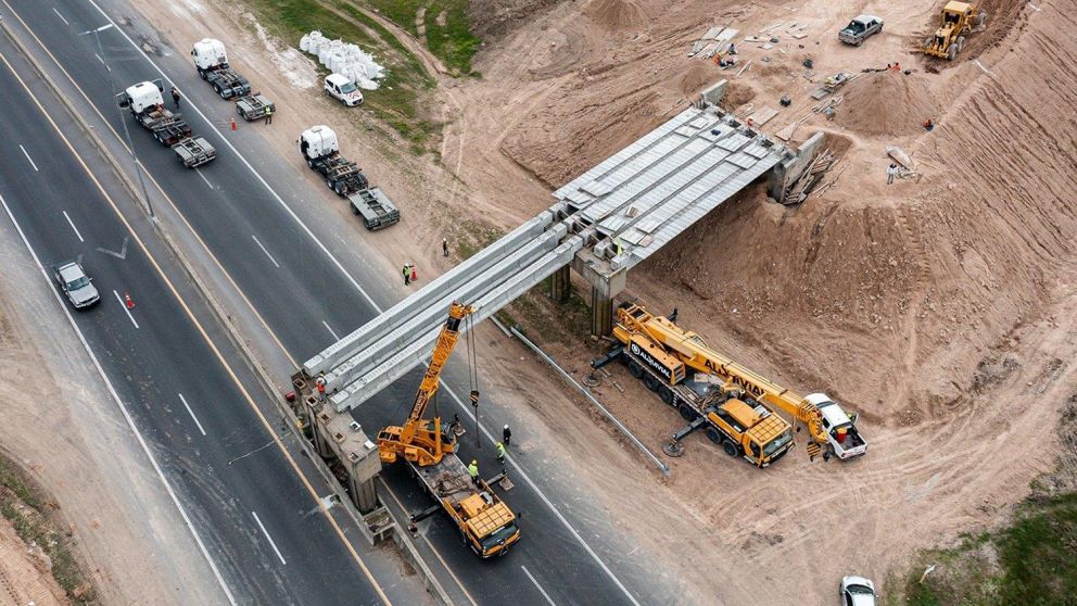 Obras en La Plata (Gentileza: Diario Hoy).