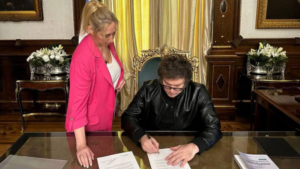 El presidente Javier Milei invitó al Papa Francisco con una carta (Presidencia).