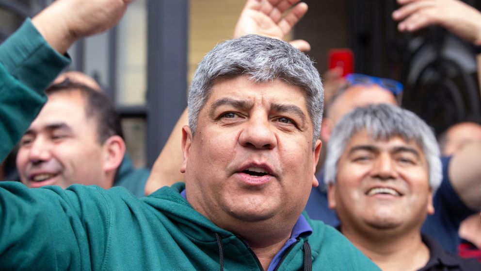 El secretario general del gremio Camioneros y secretario adjunto de la CGT, Pablo Moyano (Archivo).