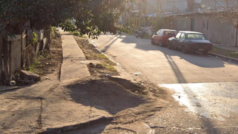 Acá, en esta esquina, sucedió el ataque sufrido por la víctima.
