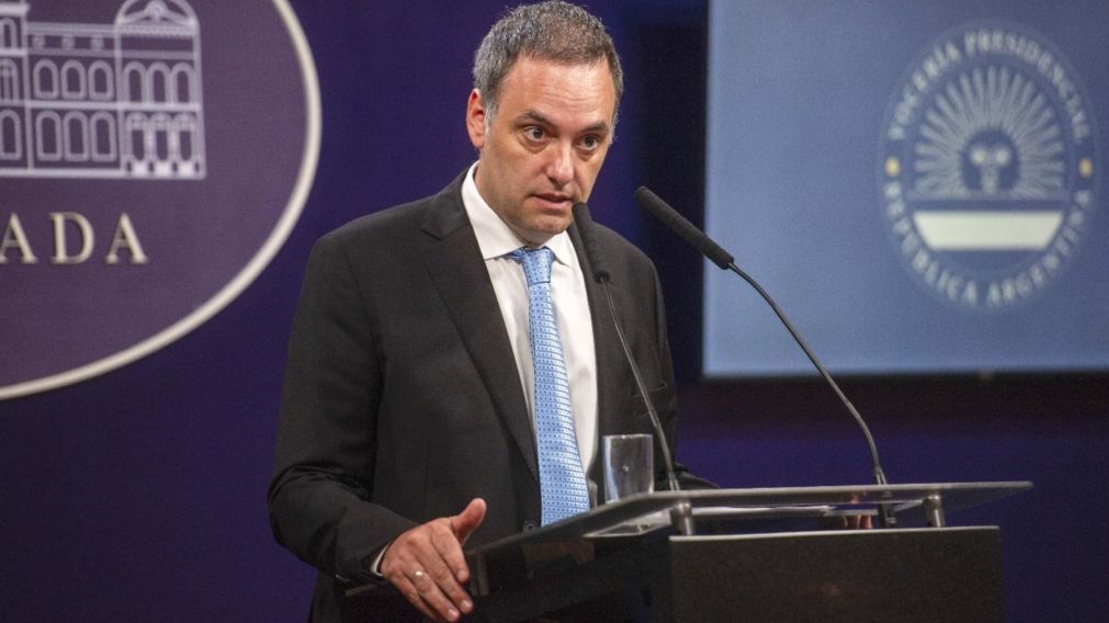 Portavoz presidencial, Manuel Adorni.