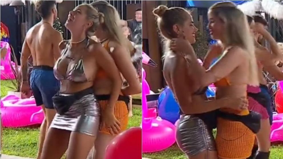 ¡Prendieron fuego las redes! El fogoso momento que protagonizaron Sabrina y Denisse en Gran Hermano.