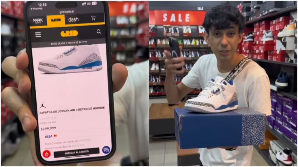 Un joven argentino sorprendi� al mostrar la gran diferencia de precios entre Argentina y Ciudad del Este.