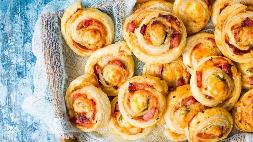 Receta de rollos de jamón y queso, una opción fácil, deliciosa y económica.