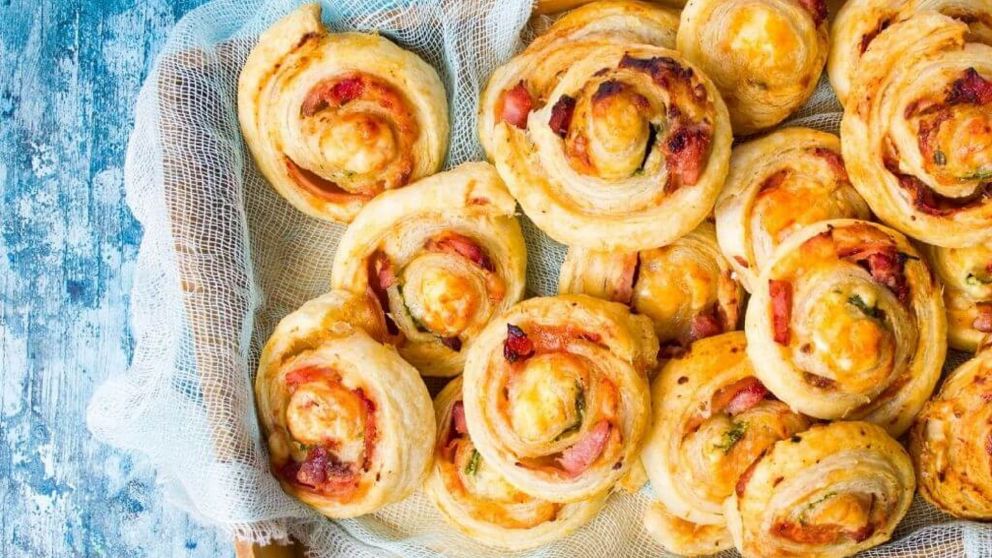 Receta de rollos de jamón y queso, una opción fácil, deliciosa y económica.