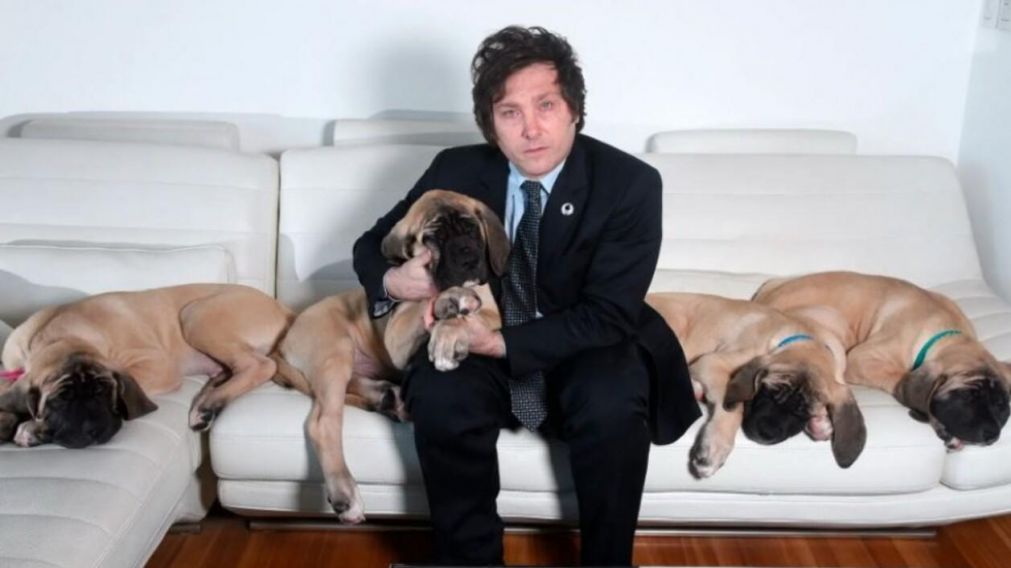 Javier Milei y sus perros se mudan a la Quinta de Olivos (Twitter).
