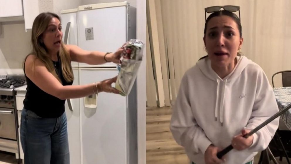 El grupo de amigas se encontró algo de terror en la casa que alquilaron para vacacionar y el video enloqueció a todo TikTok (Imagen captura video).