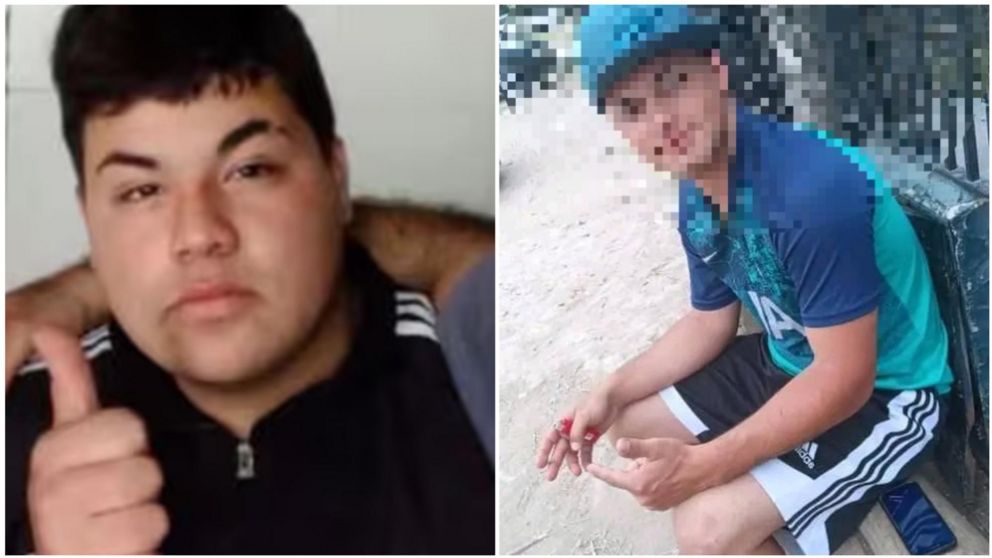 La víctima Tomás Tello, y el acusado de propinarle la puñalada, Damián Kopelian.