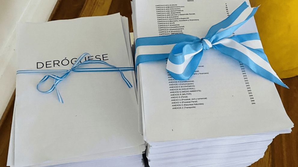 Los puntos del DNU que suspendió la Justicia del Trabajo.