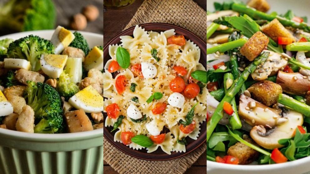 3 ensaladas riquísimas y fresquitas para empezar el verano livianos.