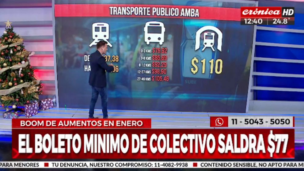 Aumento en el transporte p�blico: este es el nuevo esquema tarifario