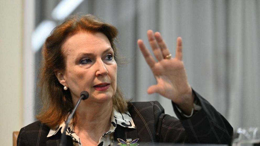 La canciller Diana Mondino habl� sobre la decisi�n de no integrar el bloque de los BRICS (T�lam).