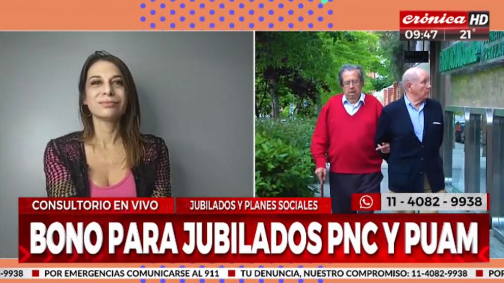 Bono para jubilados, PNC y PUAM: ¿Cuando se cobra?